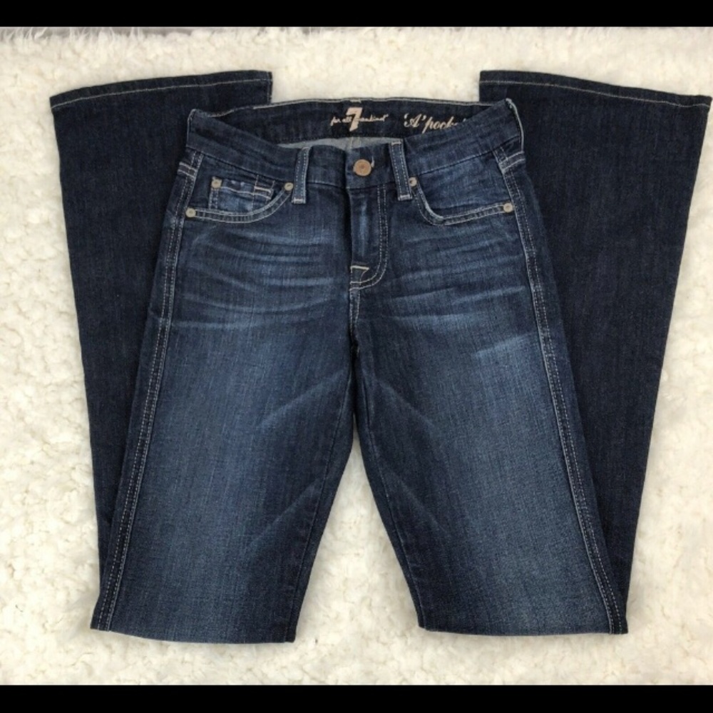 •7 For All Mankind 24 Jeans 'A' Pocket Flare Leg